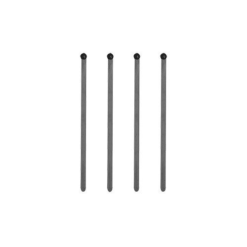 AGITADOR COCTEL PS NEGRO 15CMX6MM PQ 500UD