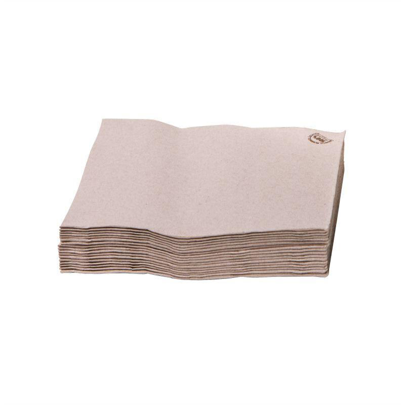 SERVILLETA PUNTA PUNTA KRAFT NATURE 20X20 2C CJ 3000UD