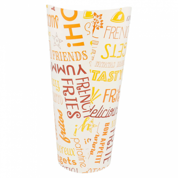VASO PARA FRITOS PAROLE 660ML CJ 1000UD