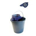 CUBO FREGONA REDONDO ECO AZUL CON ESCURRIDOR 12L