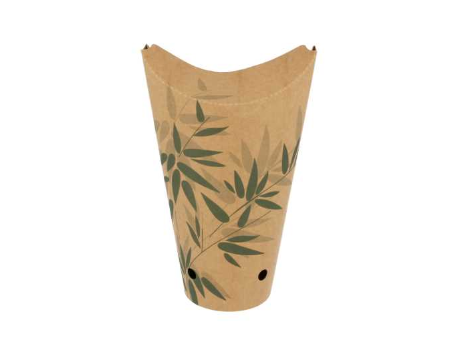 VASO PARA FRITOS FEEL GREEN 650ML CJ 1000UD