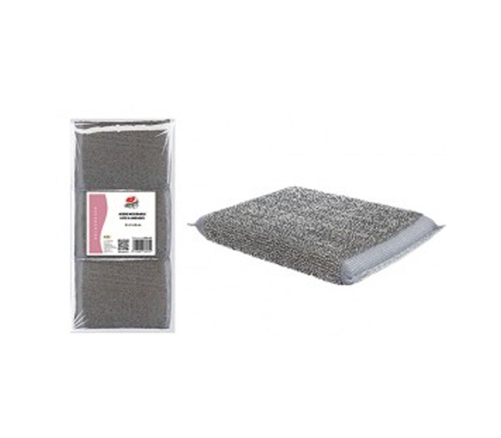 ALMOHADILLA ABRASIVA INOX 13X9CM AMAPOLA PQ 6UD