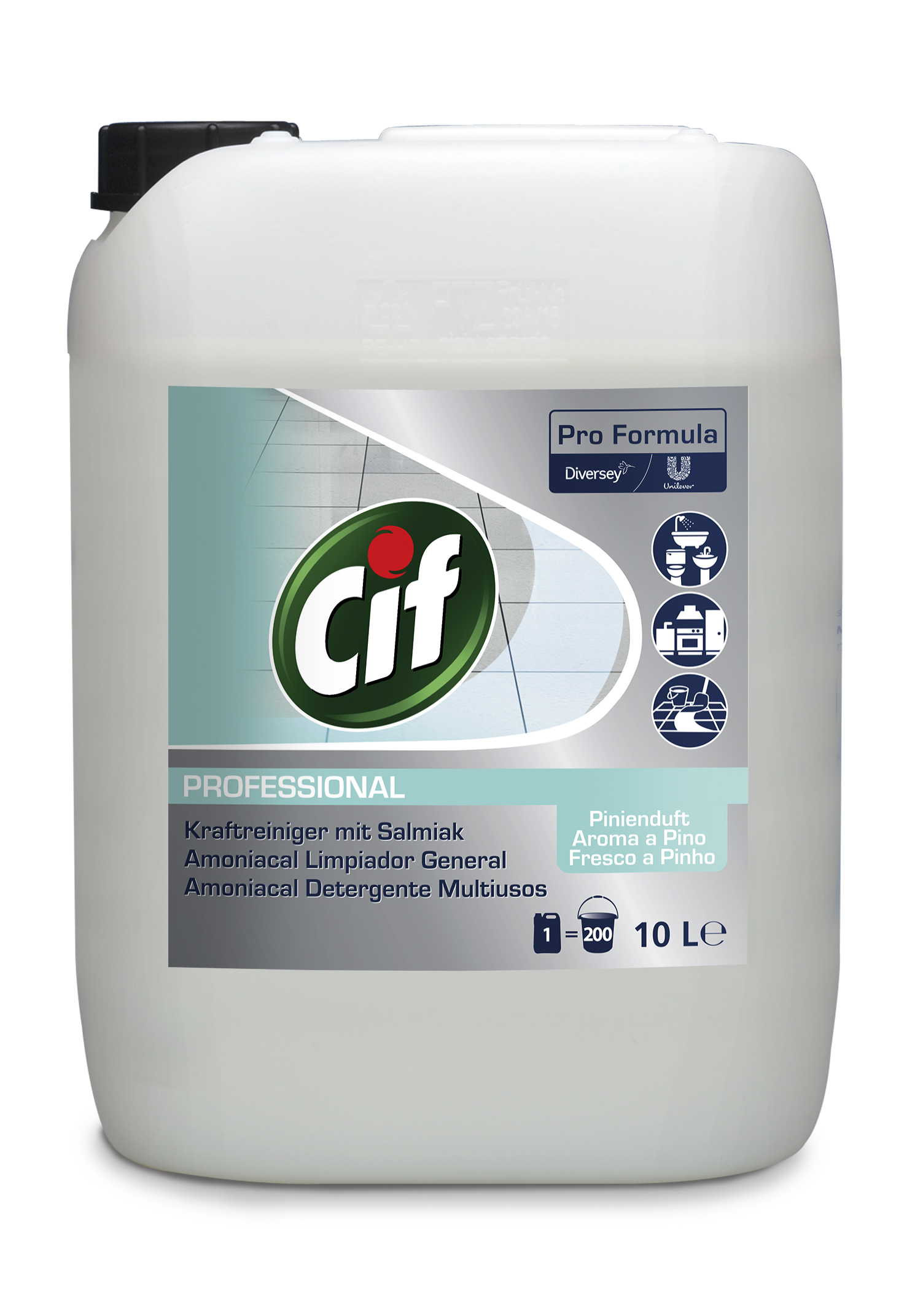 LIMPIADOR AMONIACAL CIF GFA 10L