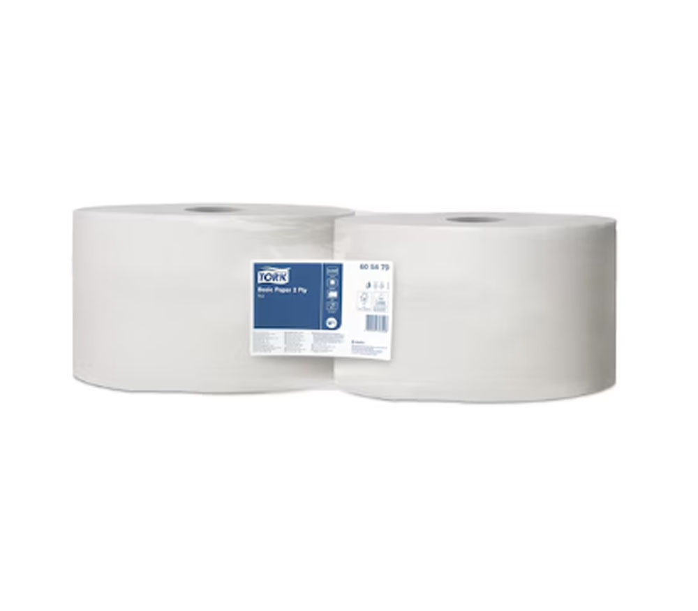 BOBINA INDUSTRIAL TORK BLANCO 2C 825M 2357S FARDO 2 ROLLOS