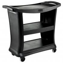 CARRO DE SERVICIO EXECUTIVE NEGRO 97X51X99 CM.