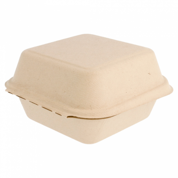 CONCHA HAMBURGUESA BIONIC NATURAL 15.2X15X8.4CM CJ 600UD