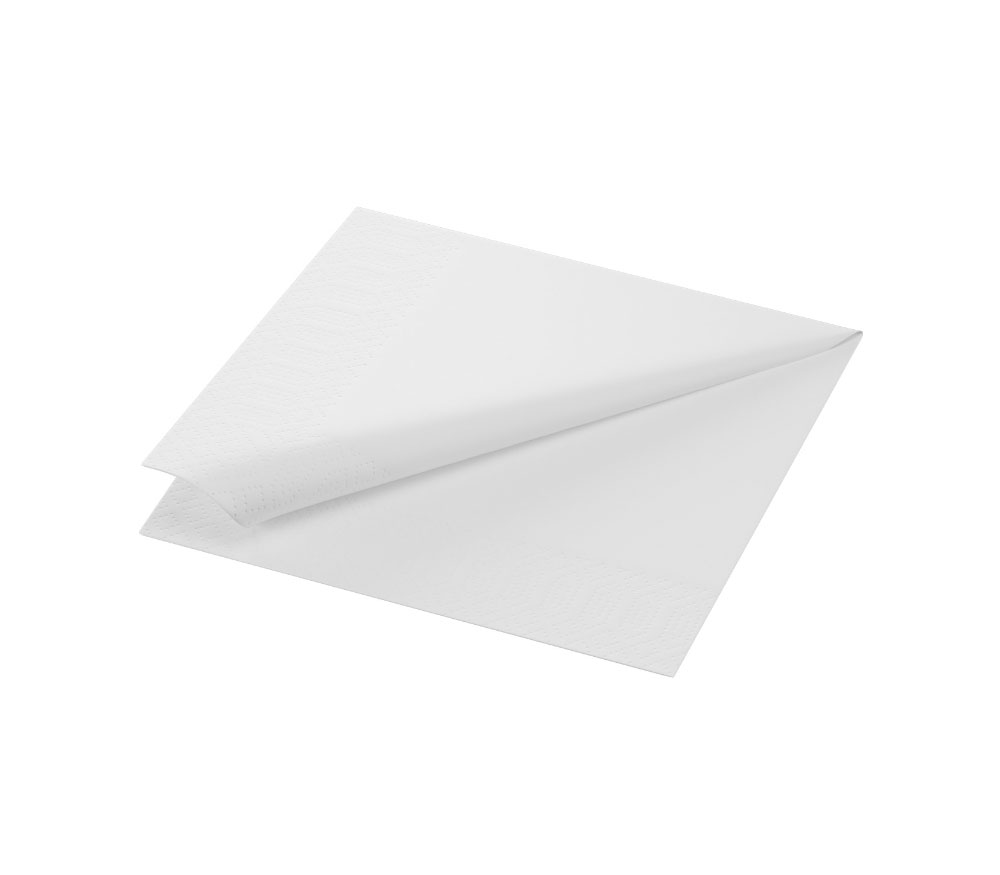 SERVILLETA DUNI BLANCO 33X33CM 1C CJ 3000UD