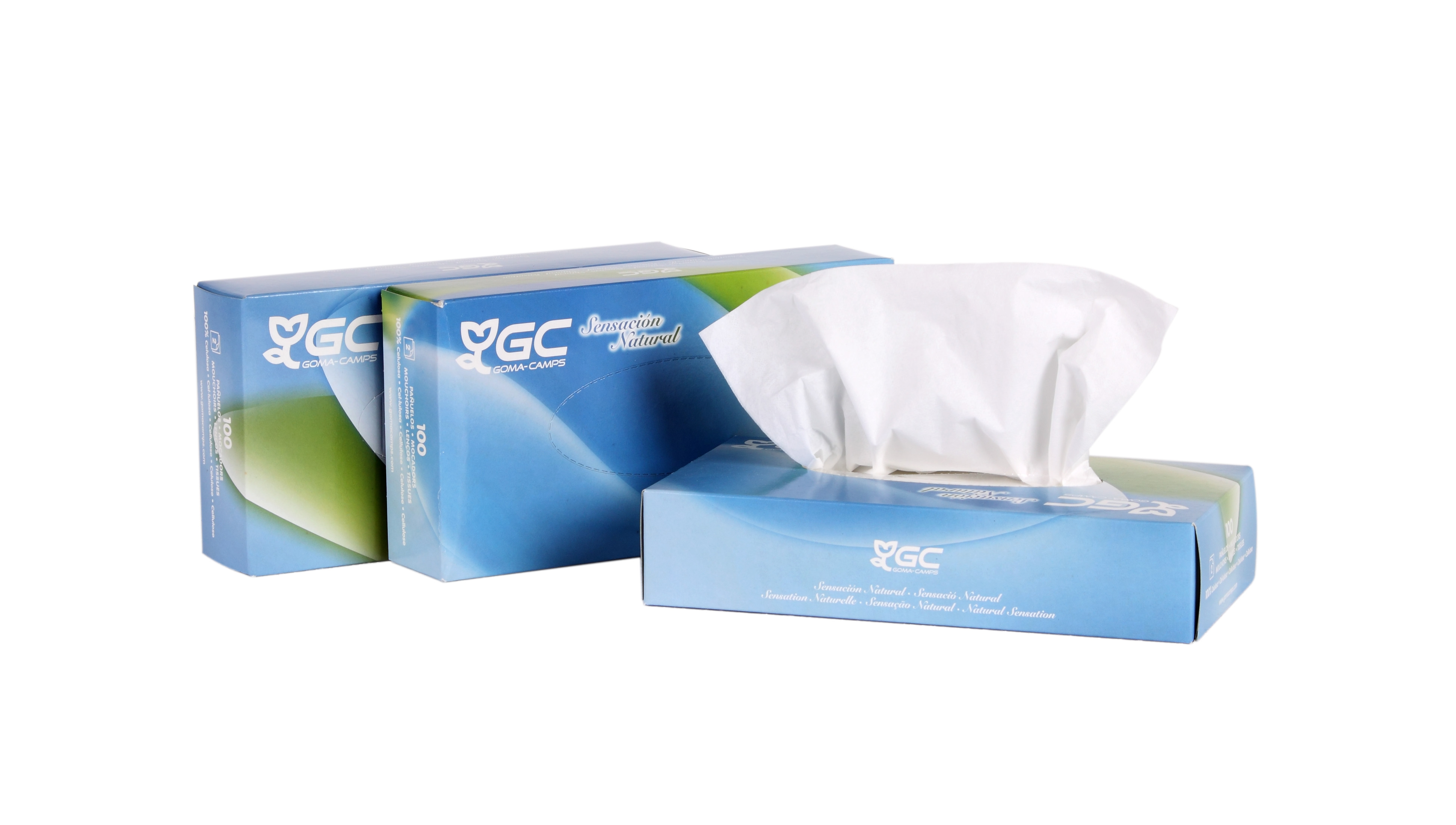 PAÑUELOS TISÚ GC FACIALES 2C PQ 100UD CJ 24