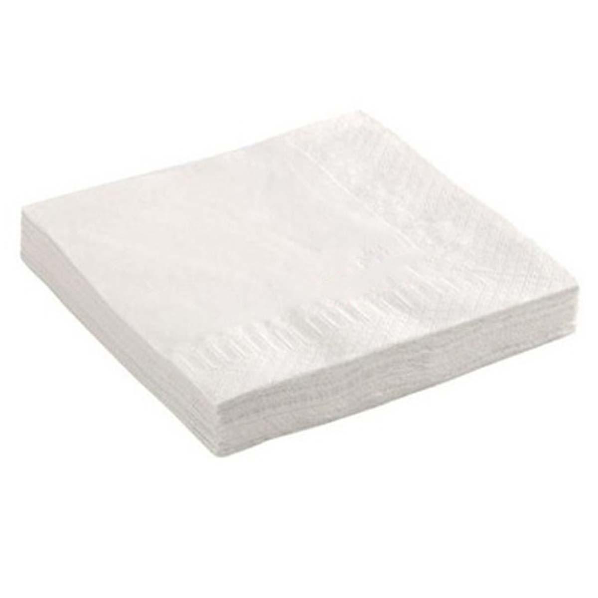 SERVILLETA BLANCA 20X20 3C CJ 3600UD
