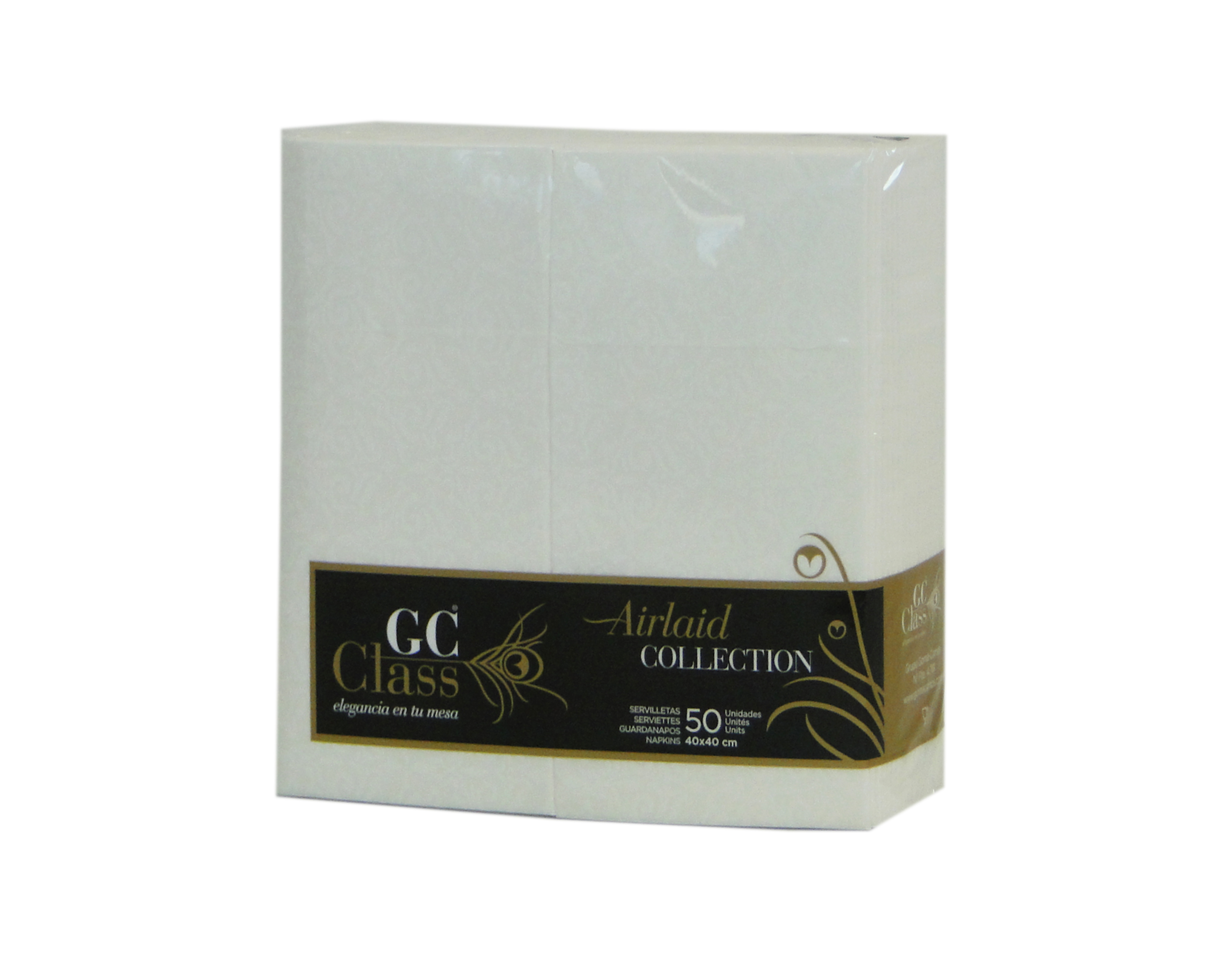 SERVILLETA GC CANGURO CLASS BLANCO 34X40CM CJ 600UD