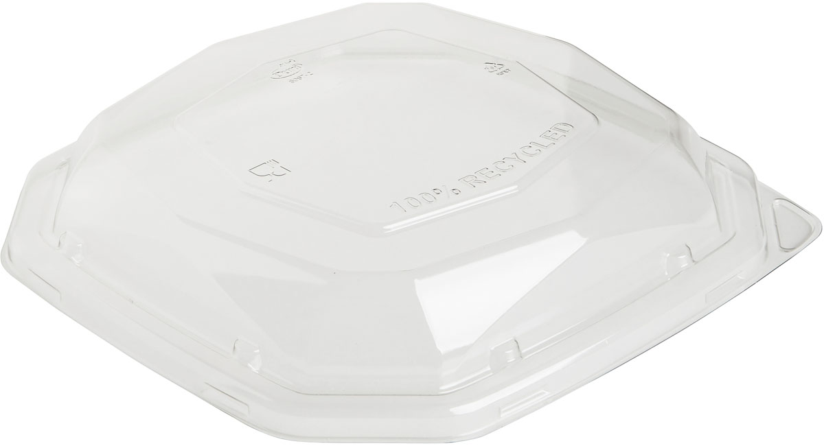 TAPA PARA CAJA OCTABAGASSE 188142 RPET TRANSPARENTE 233X233X44MM CJ 200UD