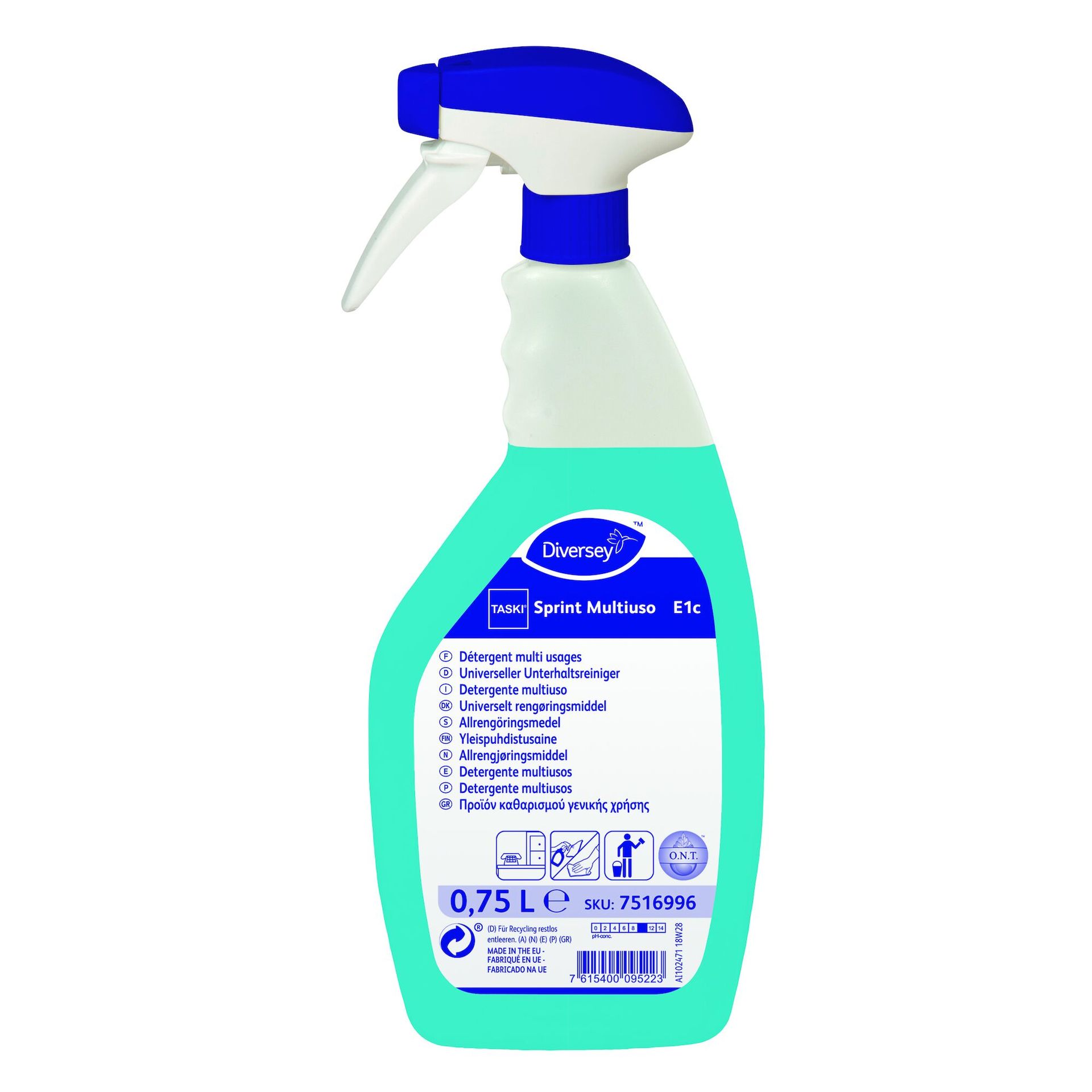 DETERGENTE MULTIUSOS SPRINT PULVERIZADOR 750 CL