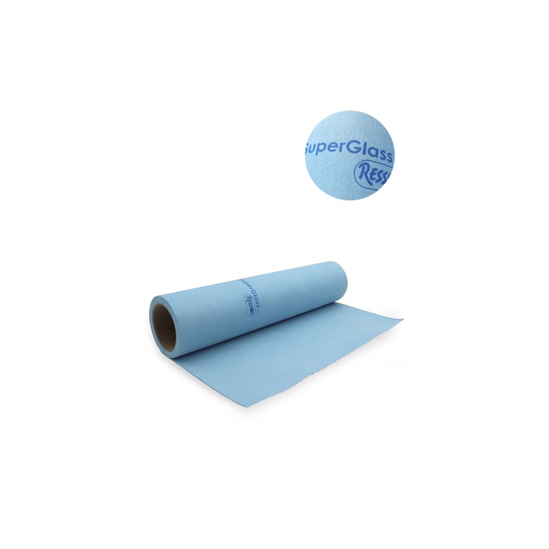 BAYETA MICROFIBRA SUPERGLASS AZUL ROLLO 3,6MX40CM