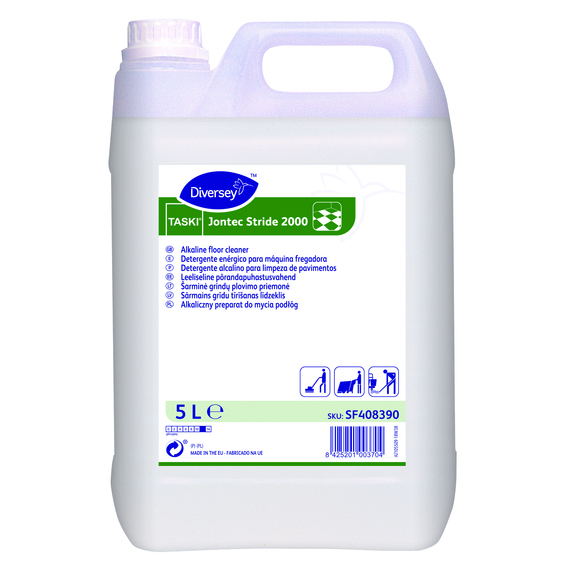 DETERGENTE ALCALINO SUELOS JONTEC STRIDE 2000 GFA 5L