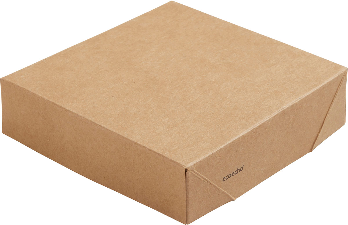 TAPA PARA CAJA VIKING CUBE 188110/188109 CARTÓN PLA MARRÓN 113X113X29MM CJ 300UD