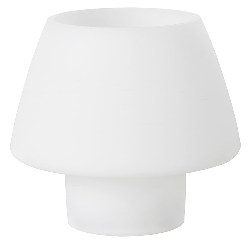 CANDELABRO SILICONA BLANCO MOODY MAXI DUNI 12.3X12.9 CJ 4UD