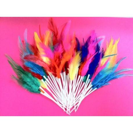 PLUMA COCTEL 8CM PQ 200UD