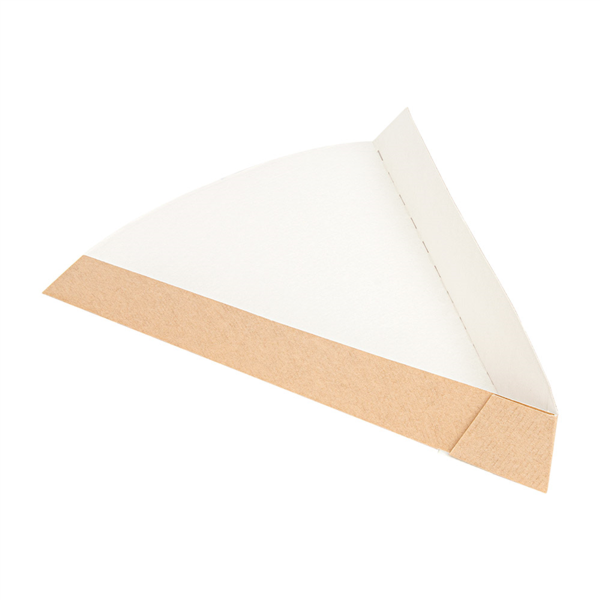 PALA PIZZA TRIANGULAR NATURAL CARTÓN THEPACK 220 G/M2 21X16,5X3,5CM CJ 1200UD
