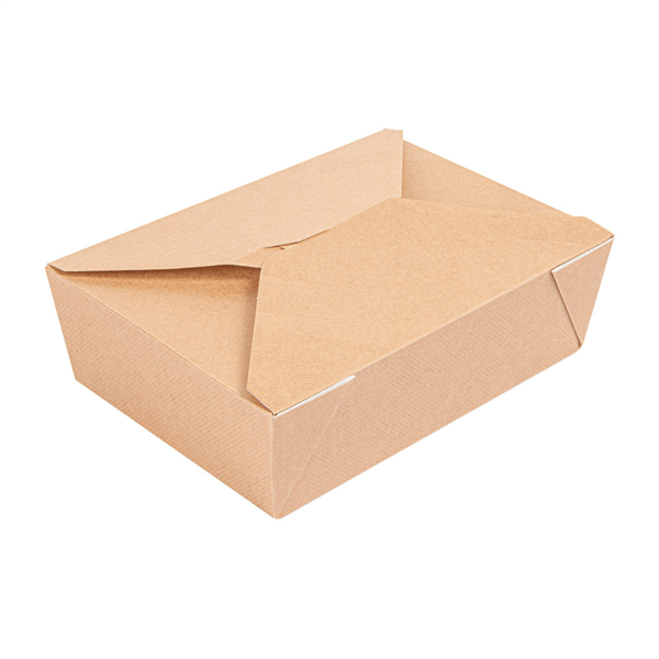 CAJA AMERICANA CARTÓN NATURAL 1980ML 21.5X15.5X6.2CM CJ 200UD
