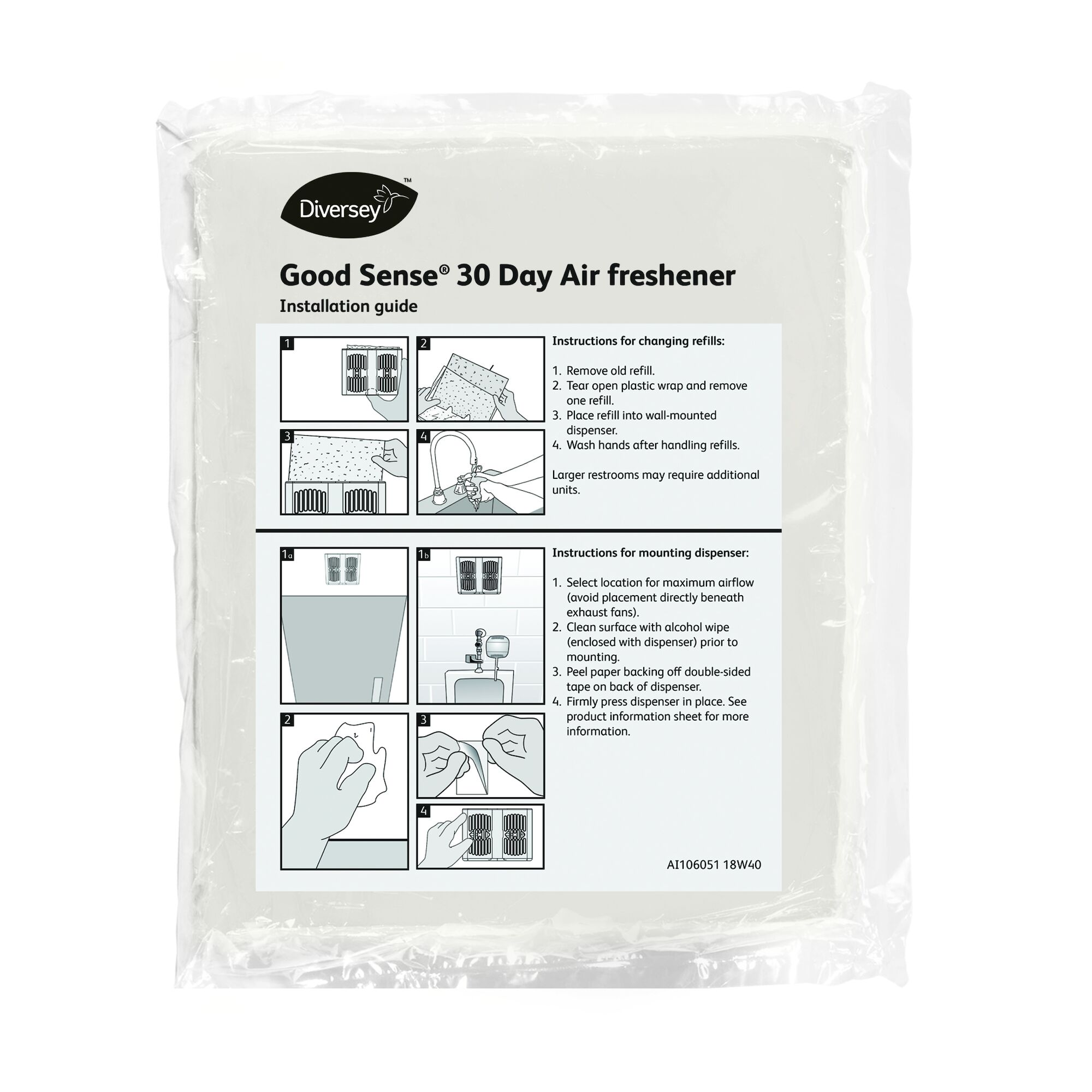 CARGA AMBIENTADOR GOOD SENSE 30 DAY GREEN APPLE CJ 12UD